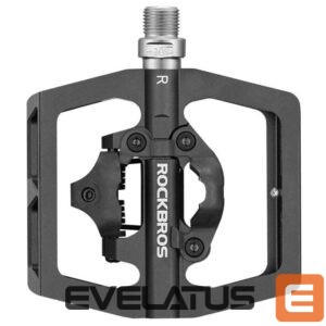 Bicycle accessory Rockbros  Rockbros PD15-BK Aluminum Alloy Bicycle Pedal Set - Black 