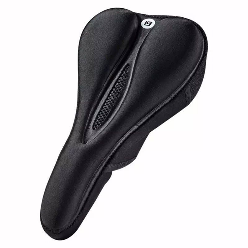 Jalgratta tarvik Rockbros Rockbros LF047-B silicone gel bicycle seat cover size L - black