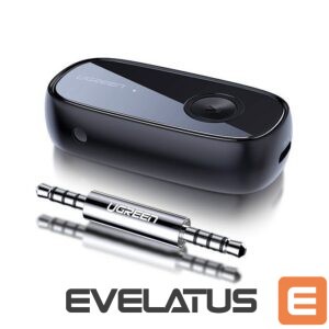 Vadu austiņas Ugreen  Ugreen Bluetooth 5.0 audio receiver AUX aptX, aptX LL mini headphone jack black (70304) 