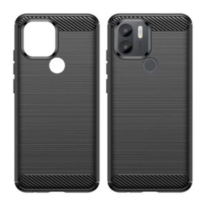 Nugarėlės dėklai Hurtel  Carbon Case case for Xiaomi Redmi A1+ flexible silicone carbon cover black 