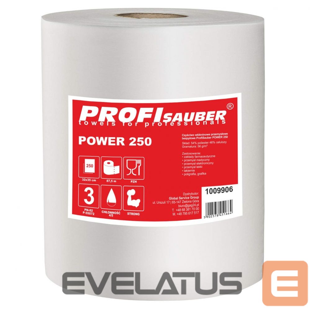 Autotarvikud Profi Sauber Absorbent nonwoven industrial cleaning cloth ProfiSauber POWER 250