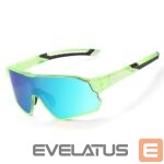 Jalgratta tarvik Rockbros  Rockbros 14110009006 polarized cycling glasses for children 8-14 years old - light green 