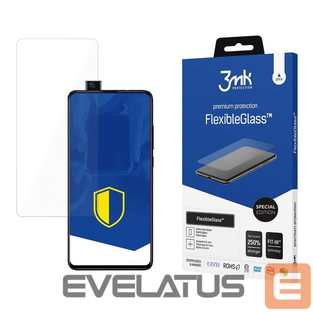 Other Phone Accessory 3MK 3mk FlexibleGlass Special Edition hybrid glass on Xiaomi Mi 9T