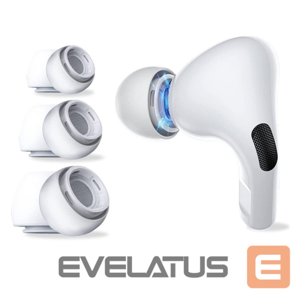 Kõrvaklapid Tech-Protect Apple Tech-Protect Ear Tips for AirPods Pro 1 / 2 in sizes S / M / L - white (3 pcs.)