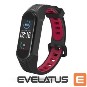 Siksniņa Tech-Protect  Tech-Protect Armor Strap for Xiaomi Mi Smart Band 5 / 6 / 6 NFC - Black and Red 