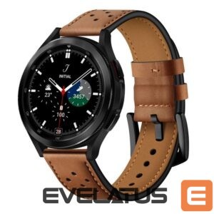 Siksniņa Tech-Protect  Tech-Protect Leather Strap for Samsung Galaxy Watch 4 / 5 / 5 Pro / 6 / 7 / FE - Brown 