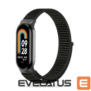 Siksniņa Tech-Protect  Tech-Protect Nylon Strap for Xiaomi Smart Band 8 / 8 NFC - Black 