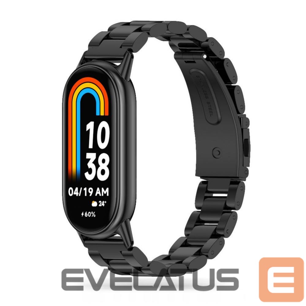 Rihm Tech-Protect Tech-Protect Stainless Bracelet for Xiaomi Smart Band 8 / 8 NFC - Black