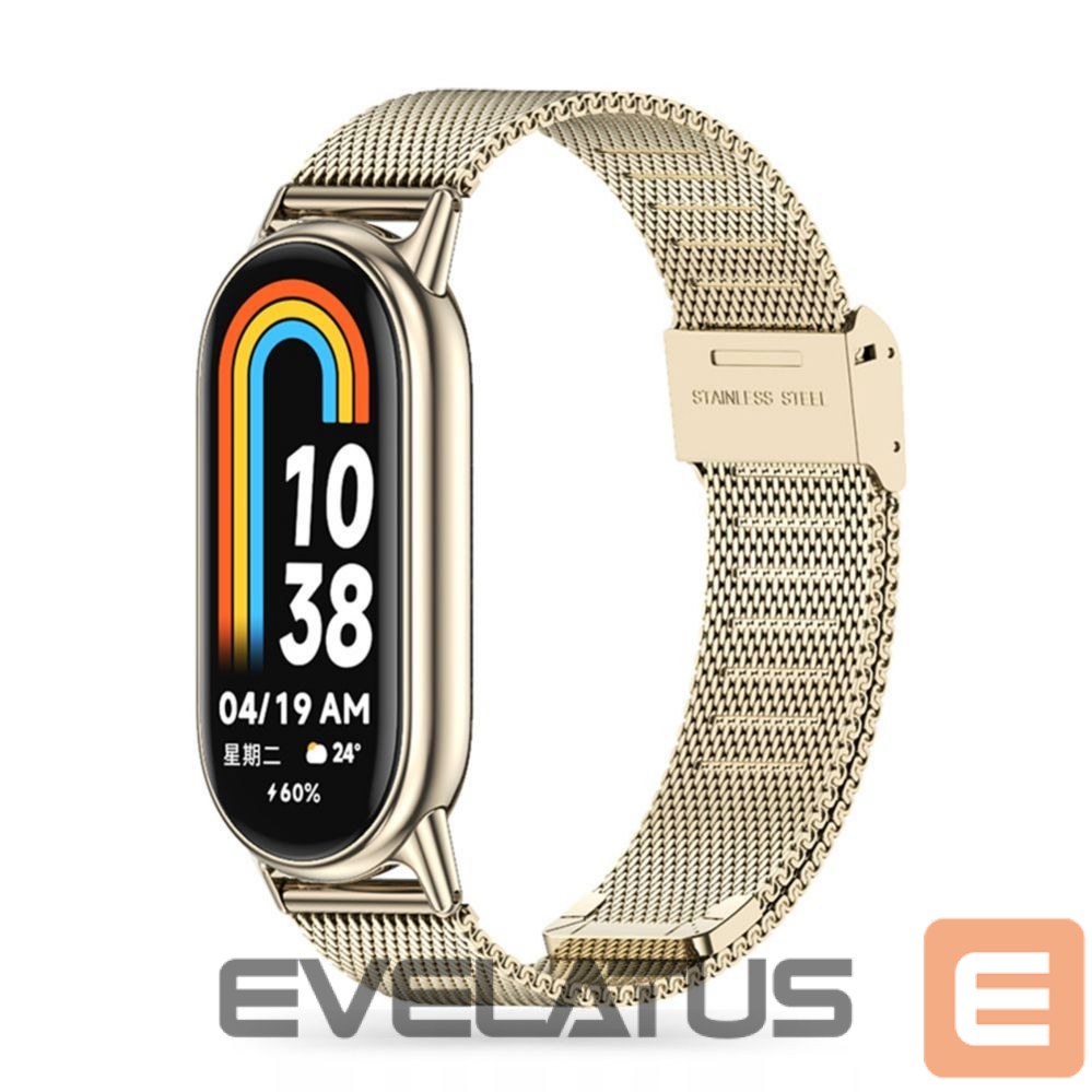 Rihm Tech-Protect Tech-Protect MilaneseBand Strap for Xiaomi Smart Band 8 / 8 NFC - Beige