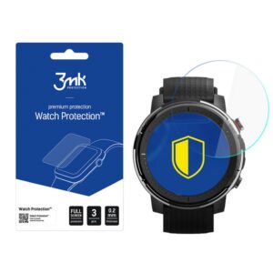 Apsauginiai stiklai 3MK  3mk Watch Protection  v. FlexibleGlass hybrid glass on Xiaomi Amazfit Stratos 3 
