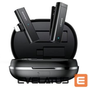 Juhtmevabad kõrvaklapid USAMS  USAMS Bezprzewodowy mikrofon krawatowy ENC 2.4G Wireless Lavalier Microphone Lightning ZB244MKF01 (US-ZB244) 