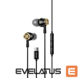 Kõrvaklapid USAMS  USAMS Słuchawki stereo EP-43 metal USB-C czarny/black HSEP4301 