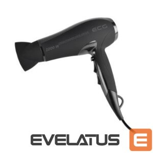 Plaukų formuotojai ECG  ECG Hair dryer VV 115, 2200W, 3 levels of heating, 2 levels of power, Cool air function, Overheating protection 