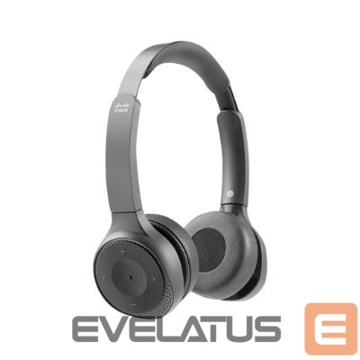 Wireless headphones Cisco 730 Wireless Dual On-ear Headset USB-A Bundle - Carbon Black