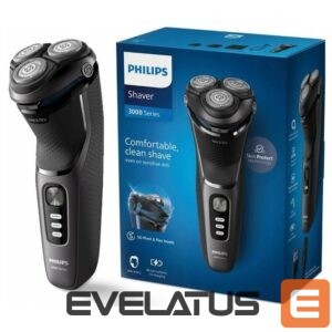 Raseerijad Philips  Philips Wet or Dry electric shaver S3343/13, Wet&Dry, PowerCut Blade System, 5D Flex Heads, 60min shaving / 1h charge, 5min Quick Charge 