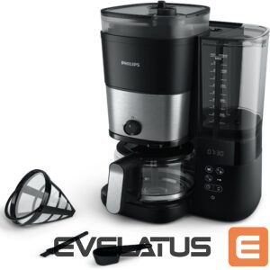 Coffee machine Philips  Philips All-in-1 Brew Drip coffee maker with built-in grinder HD7900/50 