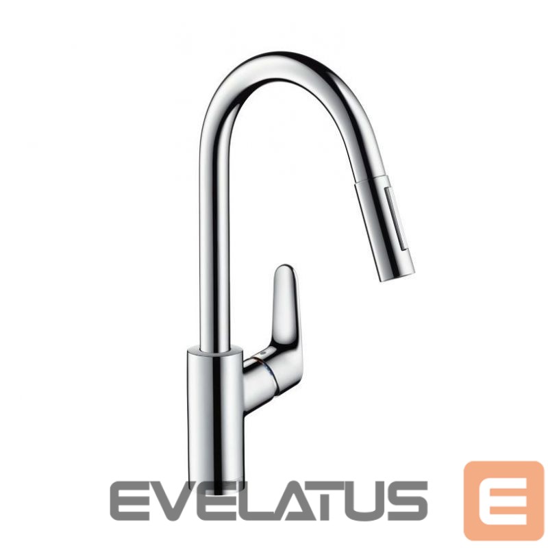 For kitchen HANSGROHE Hansgrohe Focus M41 Single lever kitchen mixer 240, pull-out spray, 2jet 31815000