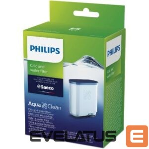 Coffee machine Philips  Philips Calc and Water filter CA6903/10 Same as CA6903/00 No descaling up to 5000 cups* Prolong machine lifetime 1x AquaClean Filter 