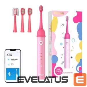 Hambahari Bitvae  Sonic toothbrush for kids with app and tip set Bitvae K7S (pink) 