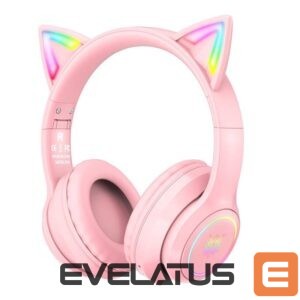 Wireless headphones ONIKUMA  Gaming headphones ONIKUMA B90 Pink 