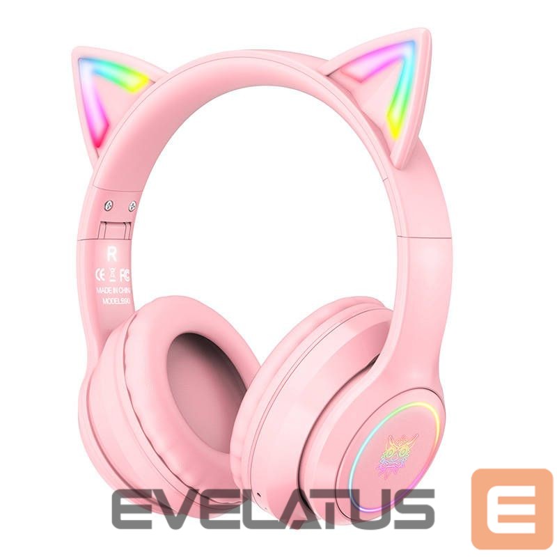 Wireless headphones ONIKUMA Gaming headphones ONIKUMA B90 Pink