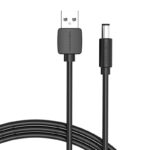 Kaabel Vention  Power Cable USB 2.0 to DC 5.5mm Barrel Jack 5V Vention CEYBG 1,5m (black) 