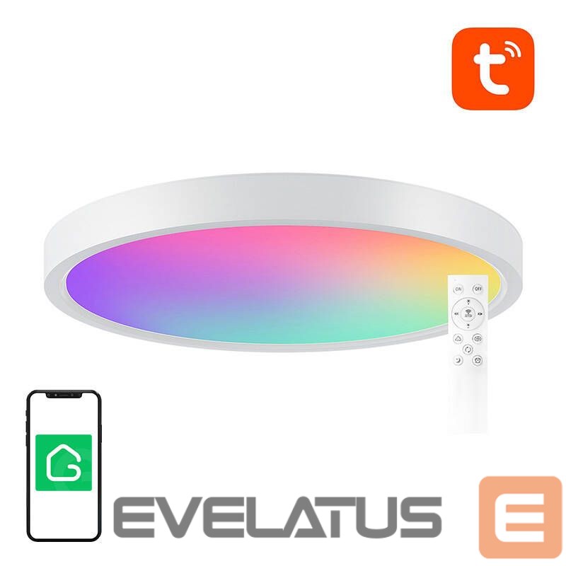 Smart device Gosund Smart ceiling lamp 30cm WiFi/Bluetooth 16M RGBCW Gosund LB12 1920lm Tuya + Remote Control.