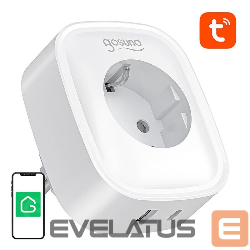 Nutikas seade Gosund Gosund SP6 16A USB-C 20W Tuya smart WiFi/Bluetooth socket