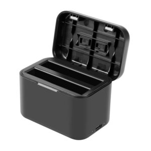 Camera accessory Puller  Charging case for batteries and memory cards PULUZ for Insta360 X4 (black) 