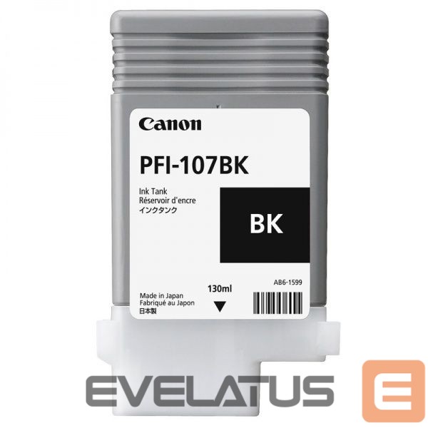 Projector accessories Canon Canon PFI-107BK ink cartridge, black