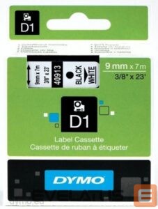 Printer accessories Dymo  Dymo S0720680 D1 40913 Tape 9mm x 7m Black on White 
