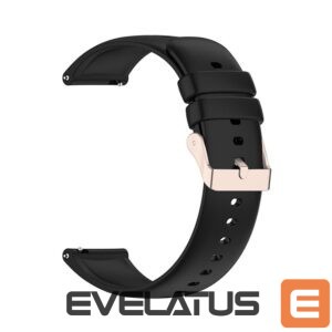 Siksniņa Hurtel  Silicone Strap for Xiaomi Mi Watch / Amazfit GTR 47mm - Black 