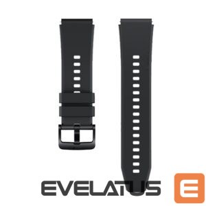 Siksniņa Hurtel  Silicone Strap for Huawei Watch GT 2 / 3 / 4 / 2 Pro / 3 Pro / 4 Pro / GT 2e - Black 