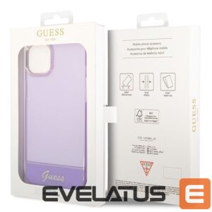 Nugarėlės dėklai Guess  Guess Translucent iPhone 14 6.1" Case - Purple 