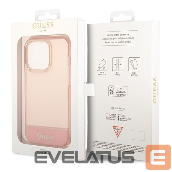 Nugarėlės dėklai Guess Pink