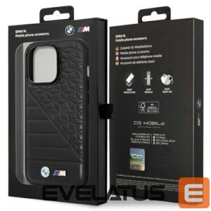 Nugarėlės dėklai BMW  BMW Bi Pattern Case for iPhone 14 Pro 6.1" - Black 