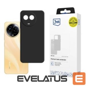 Back panel cover 3MK  3mk Matt Case for Realme 11 5G - Black 
