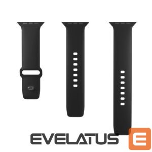 Dirželis Puro  Puro Icon Silicone Strap for Apple Watch 42 / 44 / 45 / 49 mm - Black (2 pcs.) 