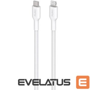 Kabelis Puro Elektrik  Puro Fabrik USB-C - Lightning Cable with MFI 1.2m - White 