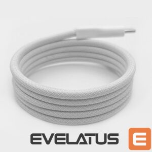 Kabelis Puro Elektrik  Puro Magnetic USB-C - USB-C 60W USB 3.2 (20 Gbps) 1m Magnetic Cable - White 