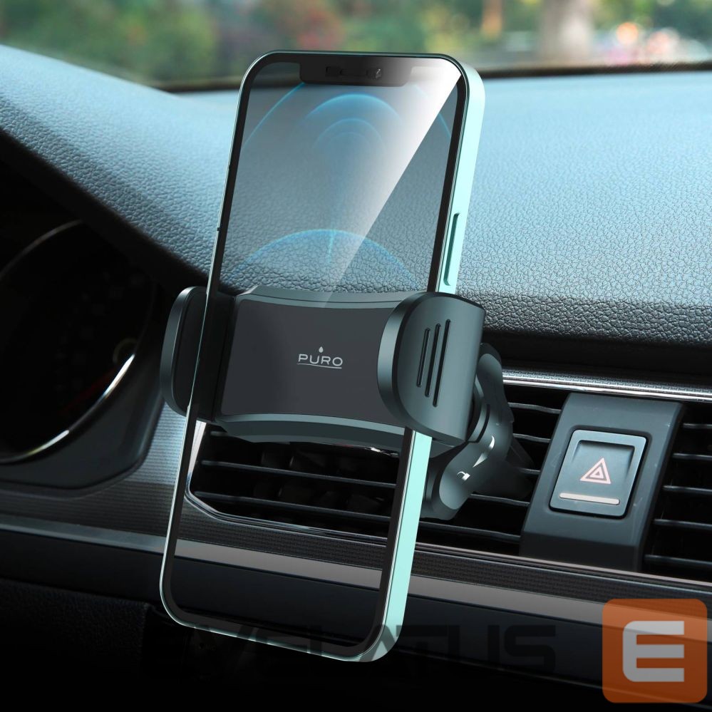 Auto holder Puro Elektrik Puro Spring 2 Smartphone Holder for Air Vent - Black