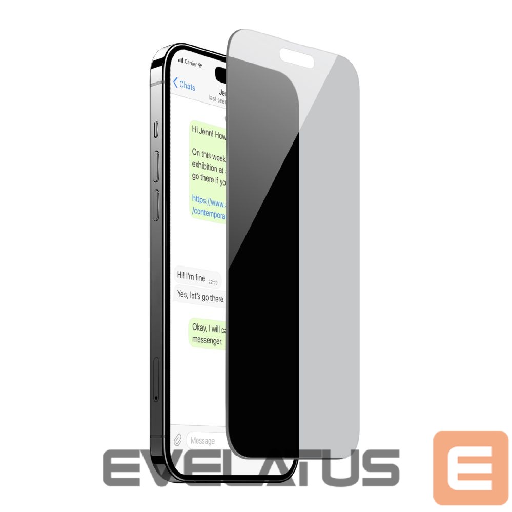 Aizsargstikls Puro Puro Privacy Tempered Glass for iPhone 16 / iPhone 15