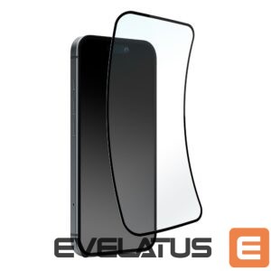 Apsauginiai stiklai Puro  Puro Flexible Glass D3O Hybrid Glass with Black Frame for iPhone 16 Pro Max 