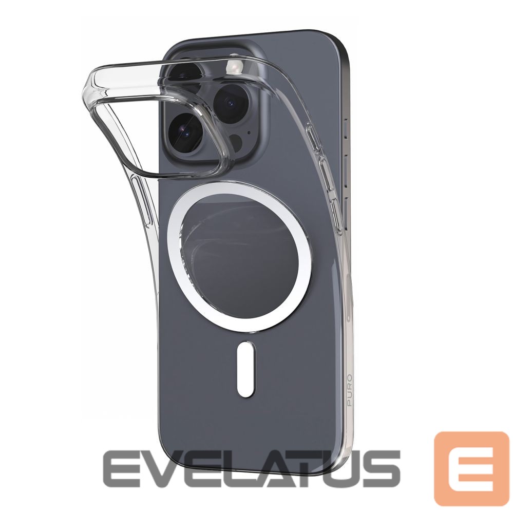 Tagakaaned Puro Puro 03 Mag MagSafe Silicone Case for iPhone 16 Pro - Transparent