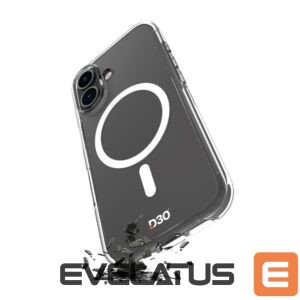 Nugarėlės dėklai Puro  Puro Impact Clear D3O MagSafe Silicone Case for iPhone 16 - Transparent 