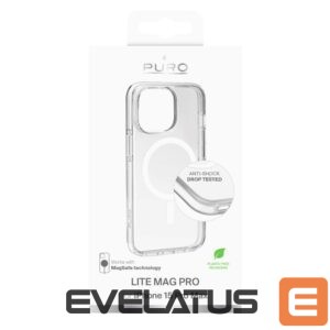 Чехол на заднюю панель Puro  Puro Lite Mag Pro MagSafe Silicone Case for iPhone 15 Pro Max - Transparent 