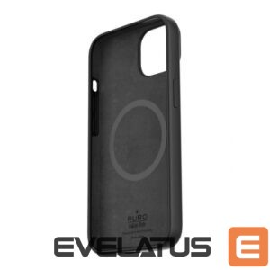 Aizmugurējais vāciņš Puro  Puro Icon Mag MagSafe Silicone Case for iPhone 14 Pro - Black 