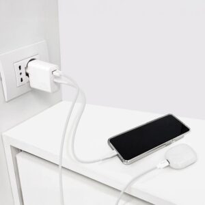 Adaptrid Puro Elektrik  Puro 25W Power Delivery USB-A USB-C Wall Charger - White 