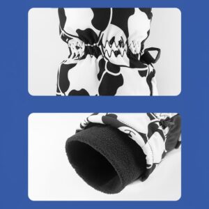 Citi Qunature  Qunature Panda Heat Transfer Ski Gloves Kids Size S - Black/White 