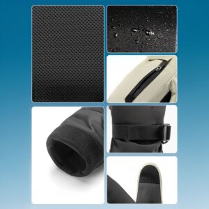 Citi Qunature  Qunature Full Length Ski Gloves Size L - Black 